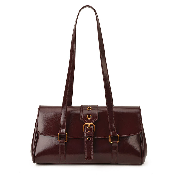 Damen elegante Handtasche mit strukturiertem Verschluss Nord Taschen