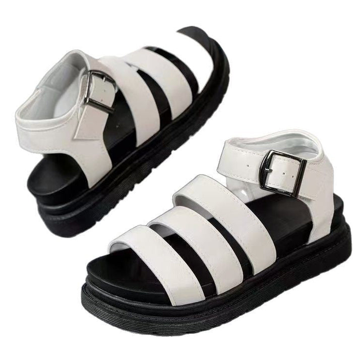 Damen Komfortable Bast-Sandalen mit verstellbarem Riemen und dämpfender Sohle