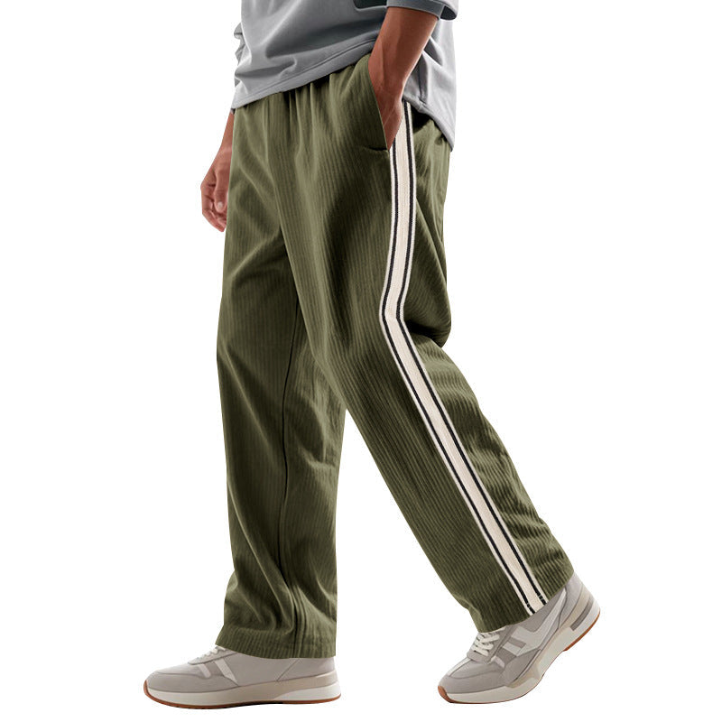 Herren Sportliche Freizeithose mit seitlichen Streifen