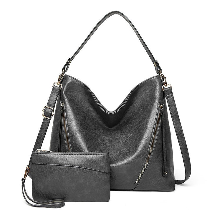 Damen Hobo-Tasche mit eleganter geschwungener Silhouette und praktischen Reißverschlussfächern Nord Taschen