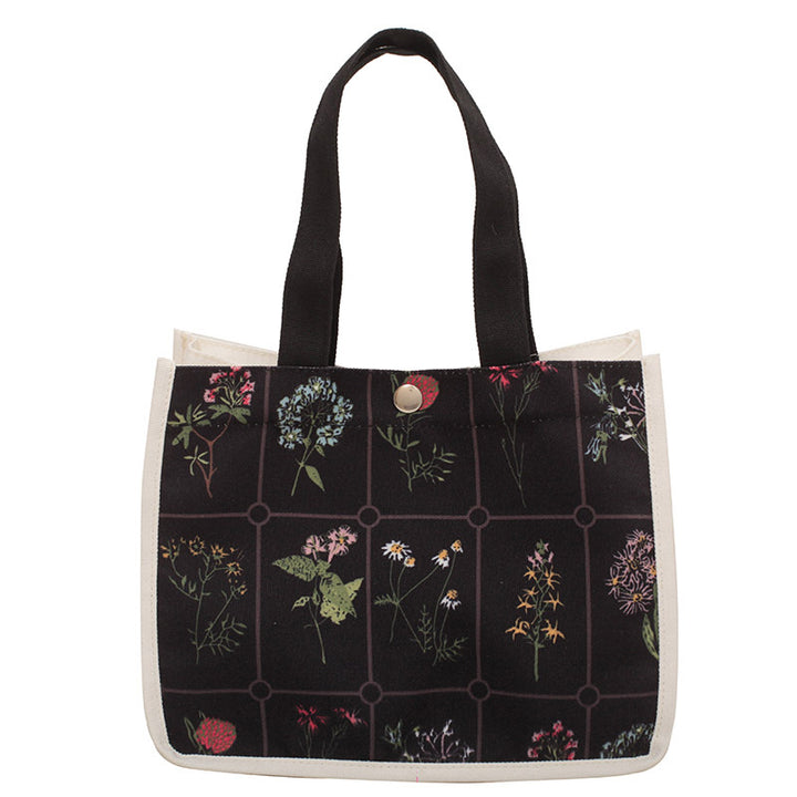 Damen Freizeit-Stofftasche mit floralem Motiven und robusten Tragegriffen Nord Taschen