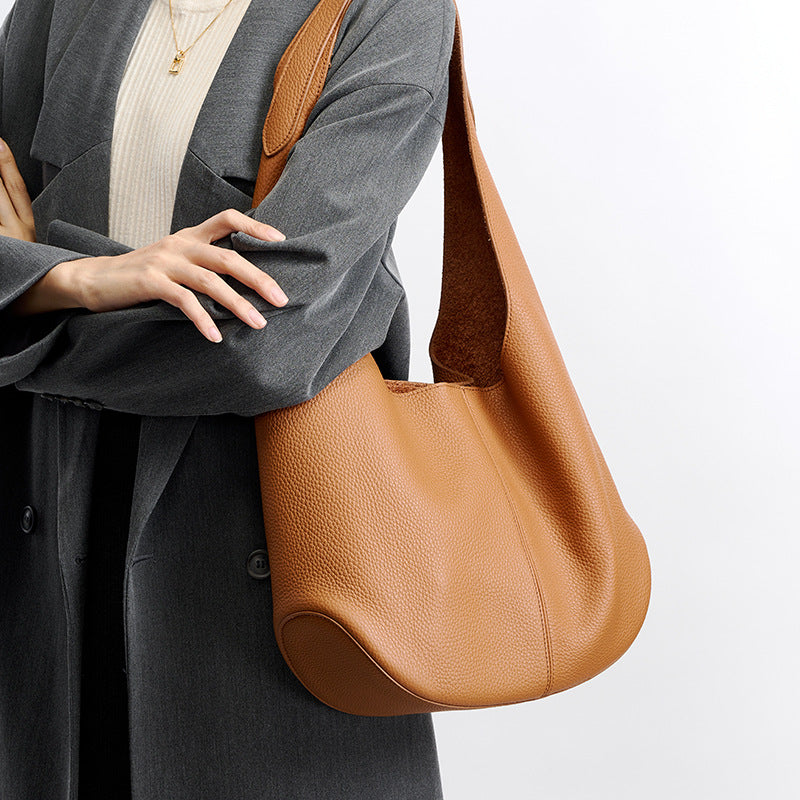 Damen umschlungene Lederhandtasche Nord Taschen