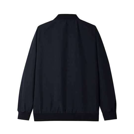 Herren Leichte Windbreaker-Bomberjacke mit Raglanärmeln, elastischen Bündchen und Zwei-Wege-Reißverschluss Nord Taschen