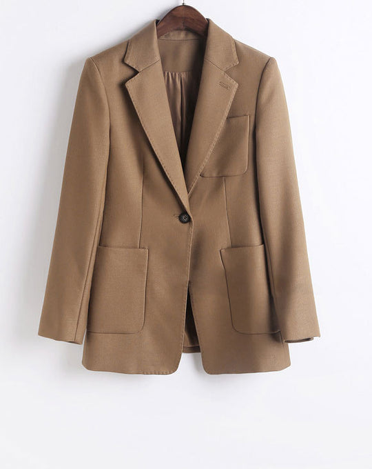 Damen Modischer Blazer mit großen Taschen Nord Taschen