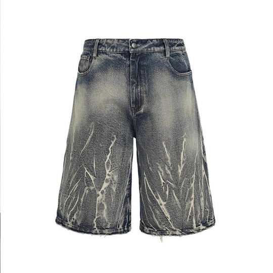 Herren modische Baggy-Shorts im Used-Look Nord Taschen