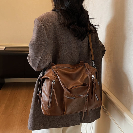 Damen vielseitige Handtasche mit mehreren Fächern und abnehmbarem Schulterriemen Nord Taschen