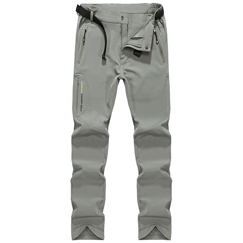 Damen Stretch-Softshell Outdoorhose mit vorgeformten Knien, verstellbarem Bund und Reißverschlusstaschen Nord Taschen
