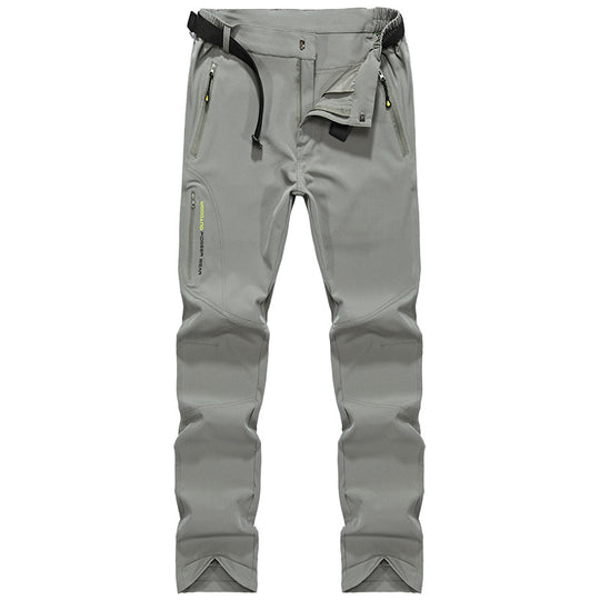 Damen Stretch-Softshell Outdoorhose mit vorgeformten Knien, verstellbarem Bund und Reißverschlusstaschen Nord Taschen