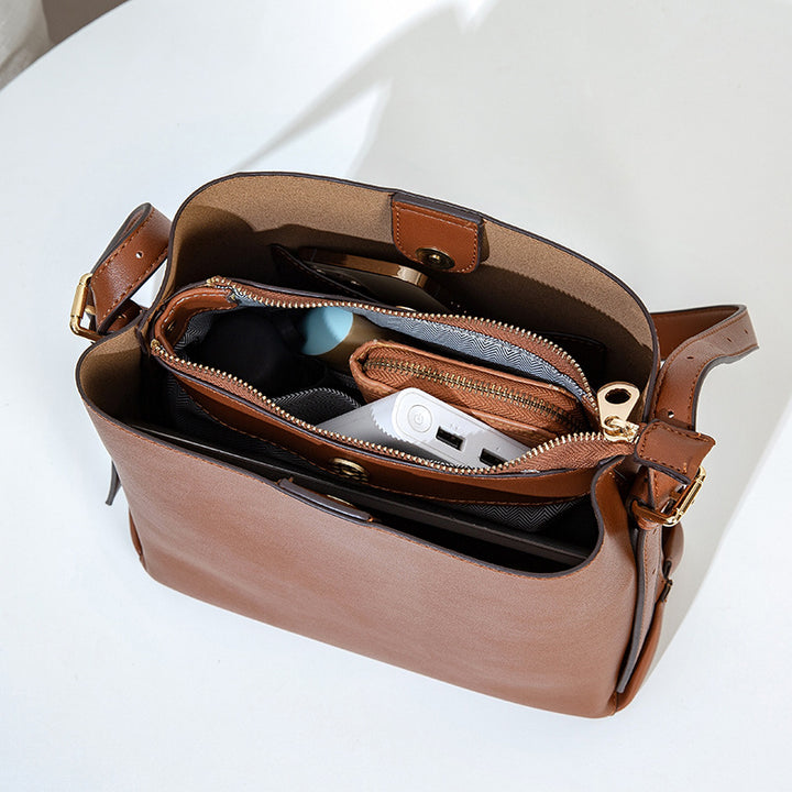 Damen modische Hobo-Tasche mit praktischem Innenfach Nord Taschen