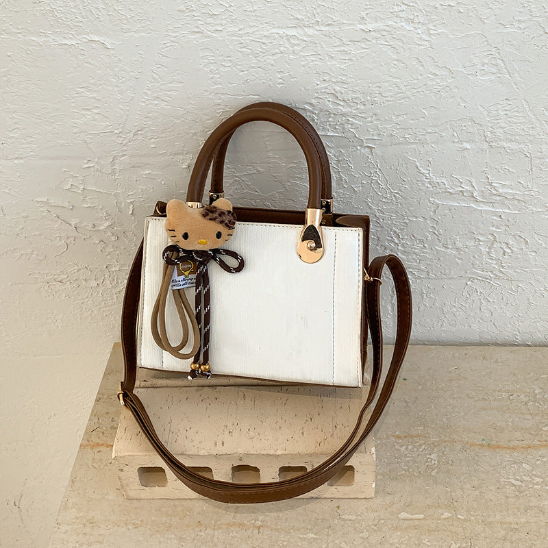Damen elegante Handtasche mit strukturierter Oberfläche und abnehmbaren Tragegurten Nord Taschen