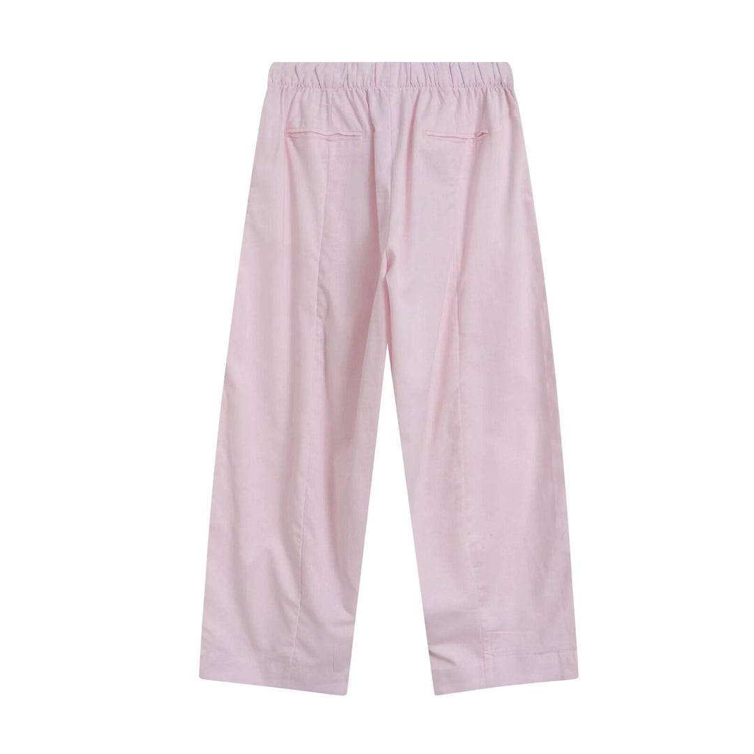 Damen Weite Culotte-Hose mit elastischem Bund und geradem Saum Nord Taschen
