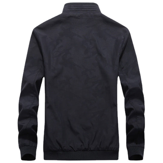 Herren Leichter Bomberblouson mit Mesh‑Futter, Reißverschlusstaschen und Stehkragen Nord Taschen
