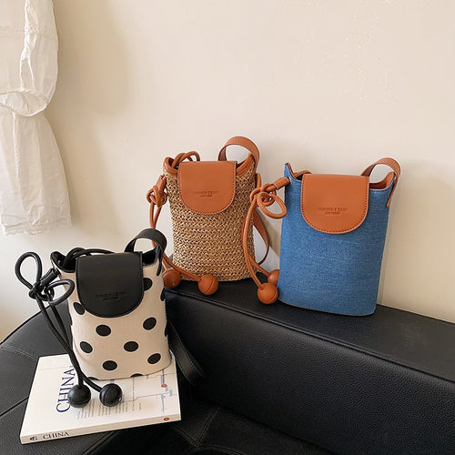 Damen Umhängetasche im kreativen Kordelzug-Design Nord Taschen