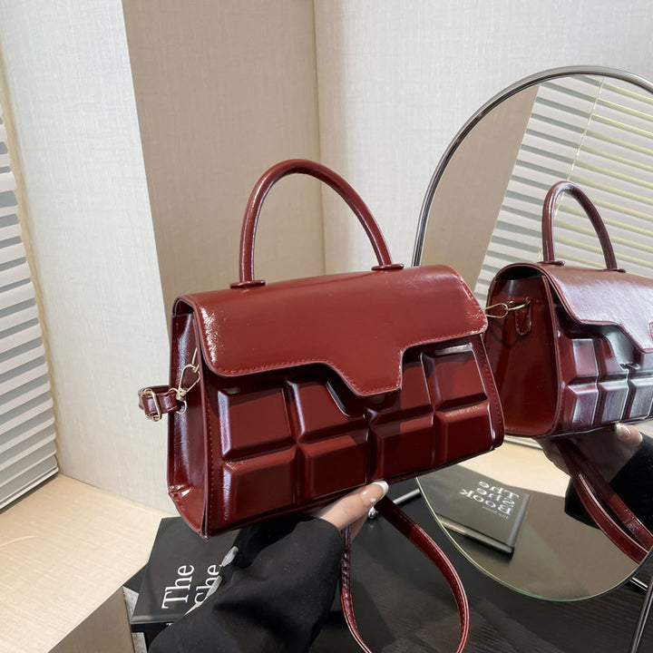 Damen moderne Handtasche mit strukturiertem Design Nord Taschen