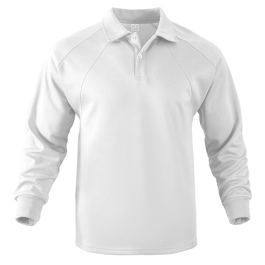 Herren Polo-Sweatshirt mit Raglanärmeln, Halbknopfleiste und Rippbündchen Nord Taschen