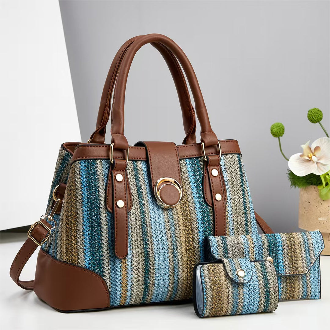 Damen stilvolle Handtasche mit abnehmbarem Geldbeutel Nord Taschen