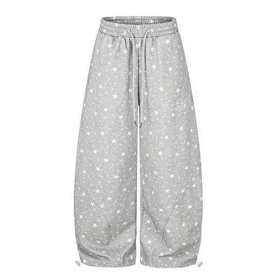 Damen Weite Palazzo-Loungehose mit Komfortbund, Tunnelzug und verstellbarem Saum Nord Taschen