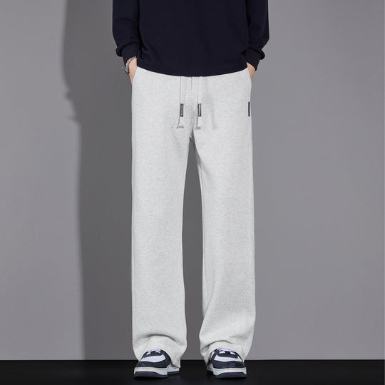 Herren Locker geschnittene Sweatpants mit Kordelzug und geradem Bein Nord Taschen