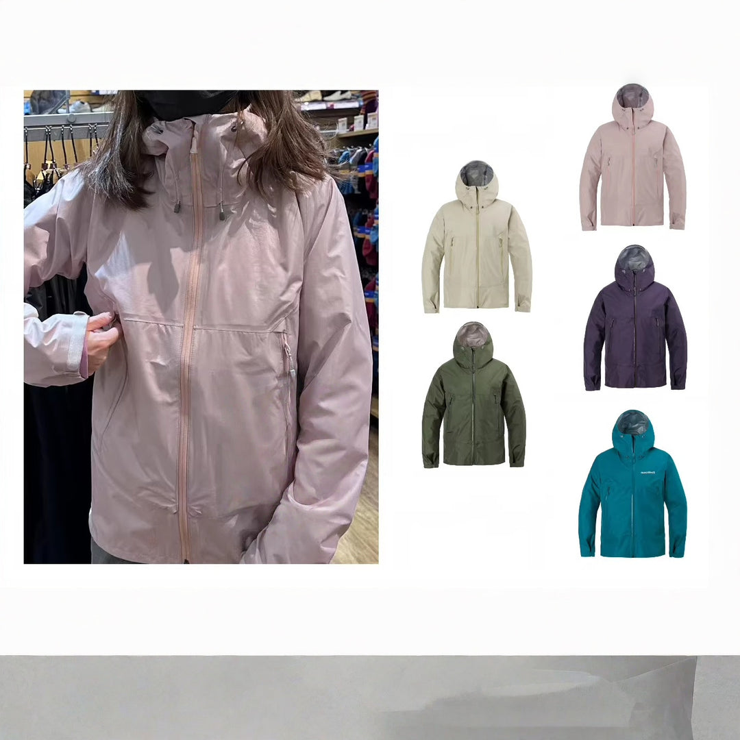 Herren Leichte atmungsaktive zweilagige Regen‑Softshelljacke mit verstellbarer Kapuze und Brusttasche Nord Taschen