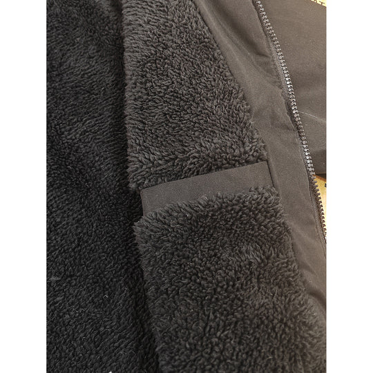 Herren Lange Winterjacke mit Kapuze und Kunstfellbesatz Nord Taschen