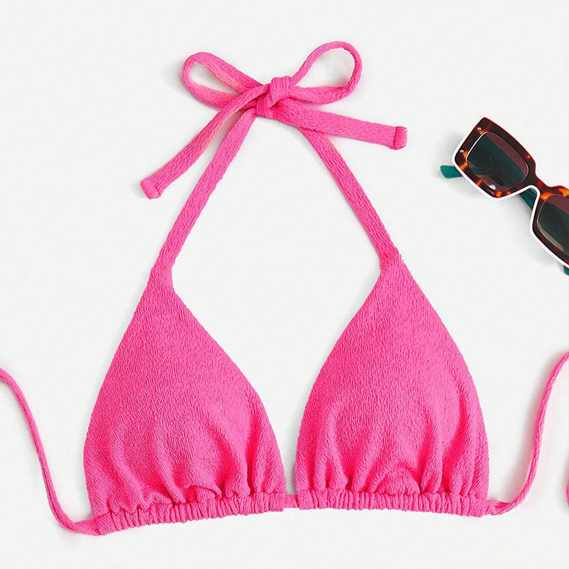 Damen Triangel-Bikini-Oberteil mit verstellbaren Trägern