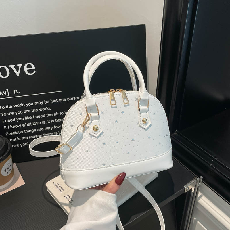 Damen Designer Handtasche mit funkelndem Sternenmotiv Nord Taschen