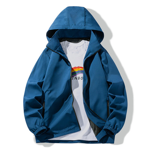 Unisex Minimalistische Softshell-Hoodie mit wasserabweisender Beschichtung, Kapuze & verdeckten Reißverschlusstaschen Nord Taschen