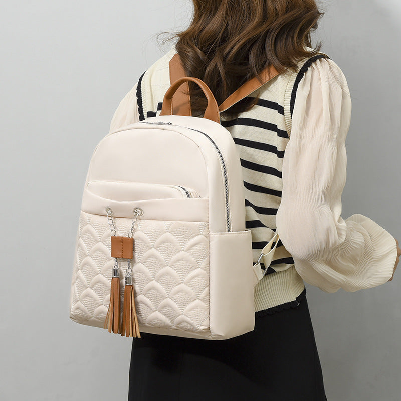Damen multifunktionaler Rucksack mit elegantem Kettenakzent Nord Taschen