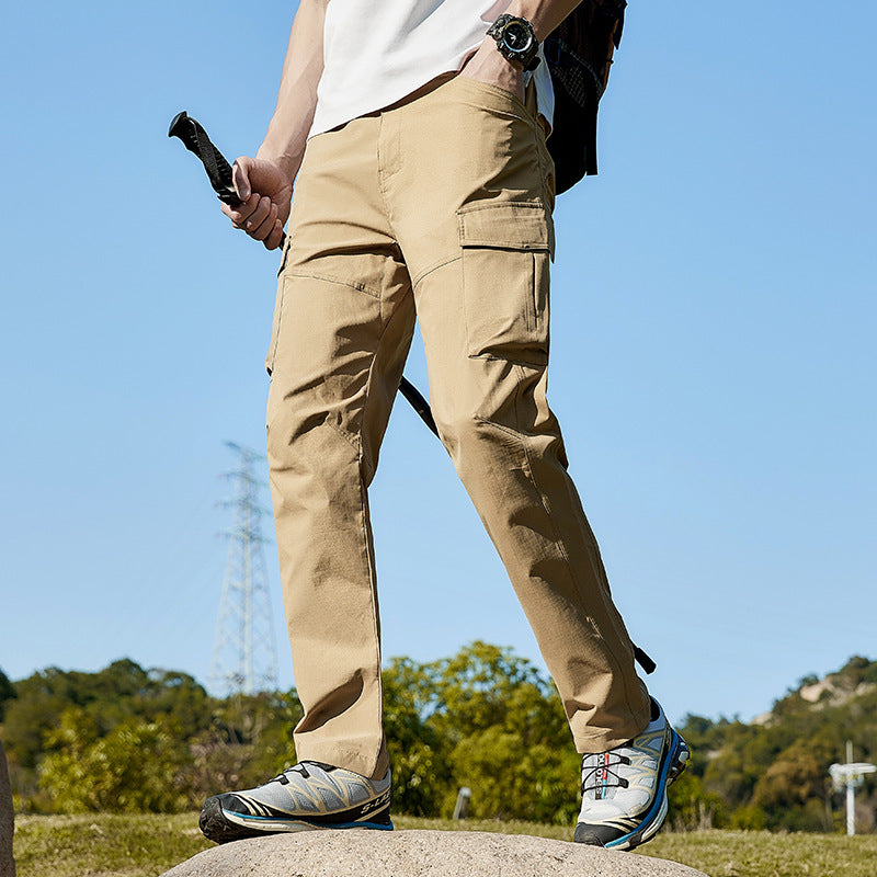 Herren Atmungsaktive Trekking-Cargohose mit Stretch und Mehrfachtaschen Nord Taschen