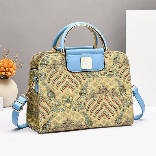 Damen strukturiertes Shopper-Tasche mit verspieltem Design Nord Taschen