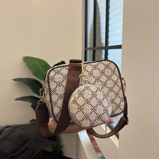 Damen elegante Umhängetasche mit herausnehmbarem Kosmetiktäschchen Nord Taschen