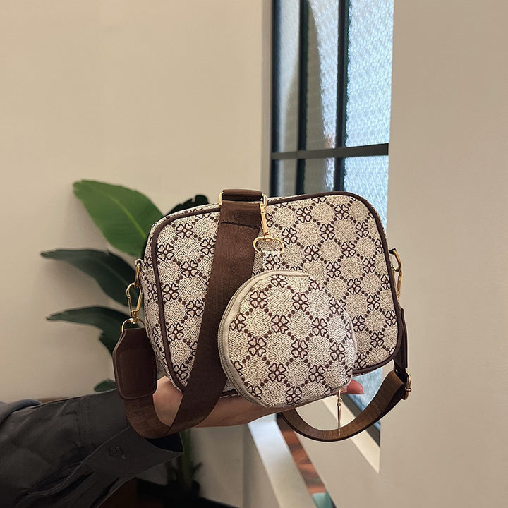 Damen elegante Umhängetasche mit herausnehmbarem Kosmetiktäschchen Nord Taschen