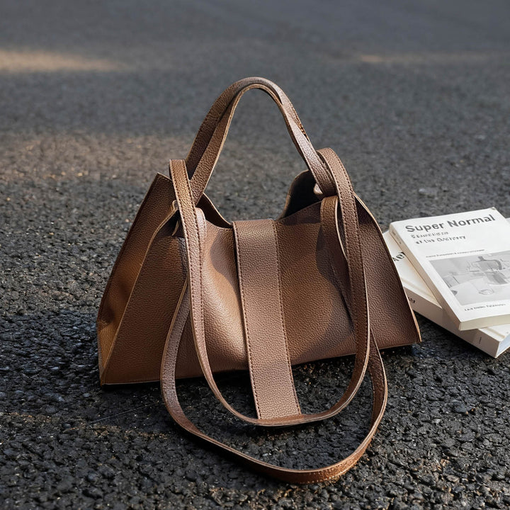 Damen modische Schultertasche aus hochwertigem Leder Nord Taschen