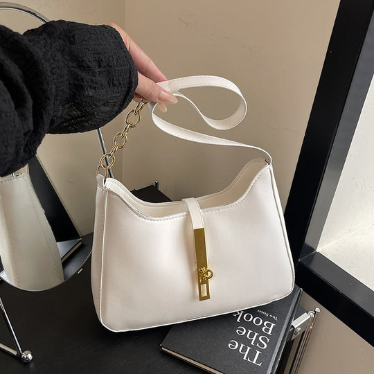 Damen Hobo-Tasche mit strukturiertem Design und schickem goldenen Verschluss Nord Taschen