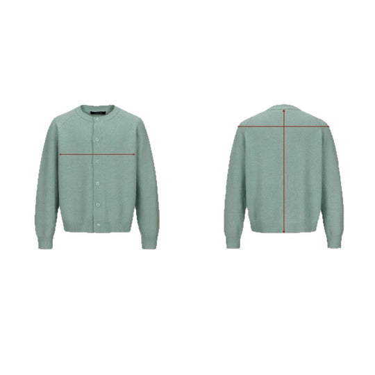 Damen Feiner Rundhals-Cardigan mit Raglanärmeln und verdeckter Knopfleiste Nord Taschen