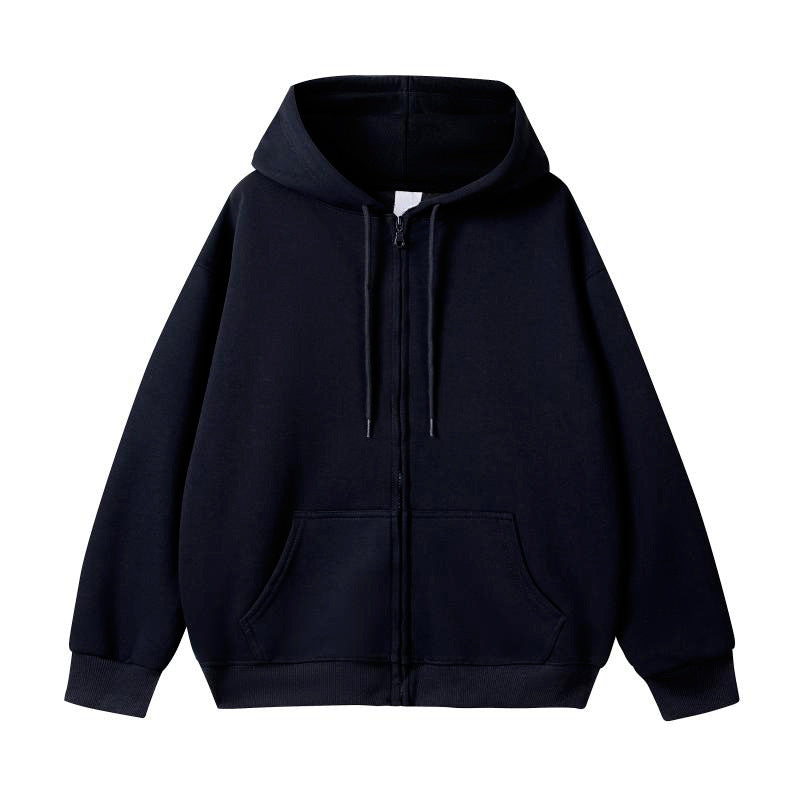 Unisex Oversize-Kapuzenjacke mit durchgehendem Reißverschluss und Kängurutasche Nord Taschen