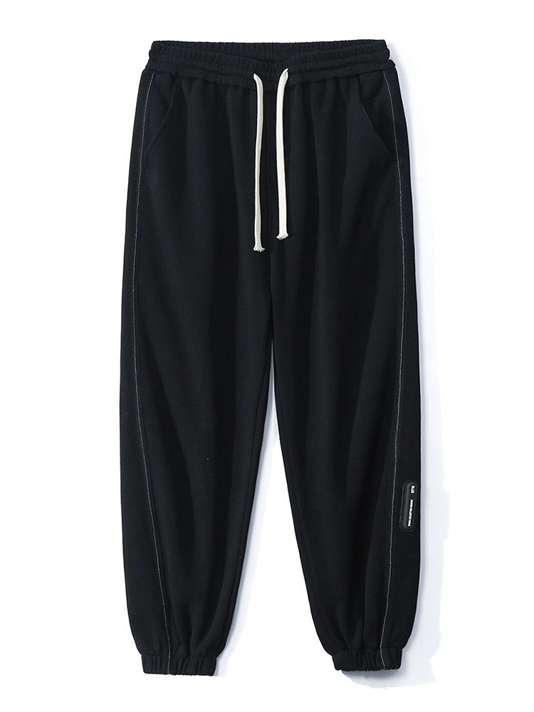 Unisex lässige Freizeit-Jogginghose aus Baumwollmix mit elastischem Bund und Saumbündchen Nord Taschen