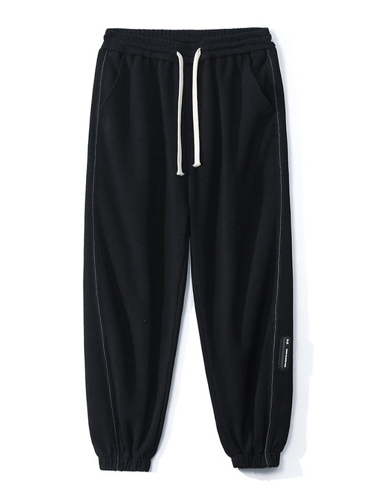Unisex lässige Freizeit-Jogginghose aus Baumwollmix mit elastischem Bund und Saumbündchen Nord Taschen