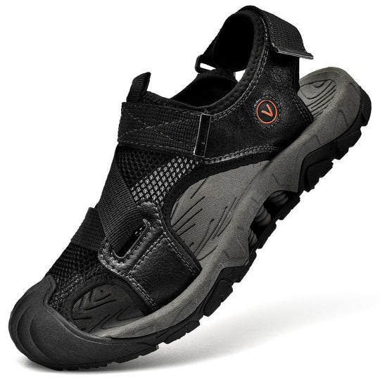 Herren Sportliche Outdoor-Sandalen mit rutschfester Sohle und individuell verstellbaren Riemen Nord Taschen