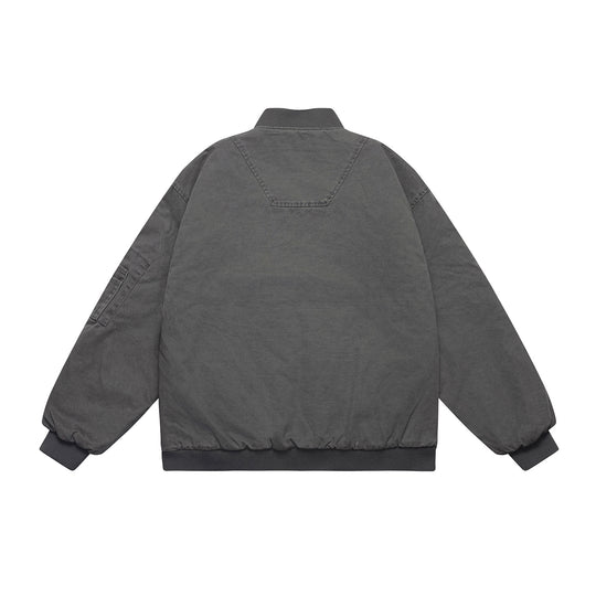 Unisex Oversize Utility‑Bomberjacke mit Ärmeltasche, elastischem Saum und verdeckten Eingriffstaschen Nord Taschen