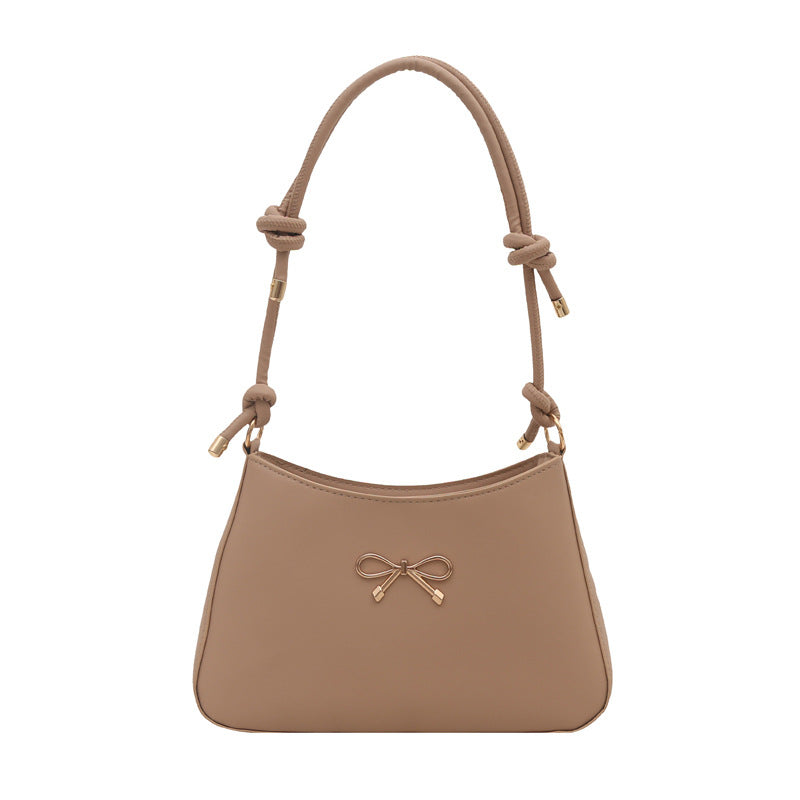 Damen elegante Umhängetasche mit verspieltem Schleifendetail Nord Taschen
