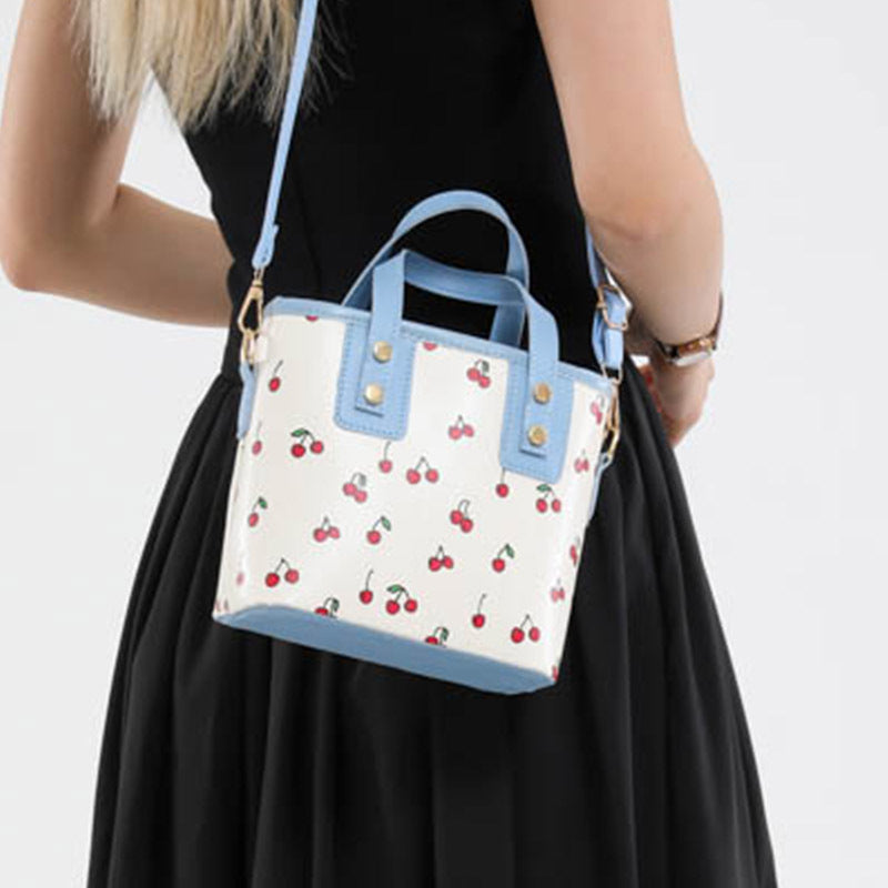 Damen Mini-Handtasche mit fruchtigem Kirschdesign Nord Taschen