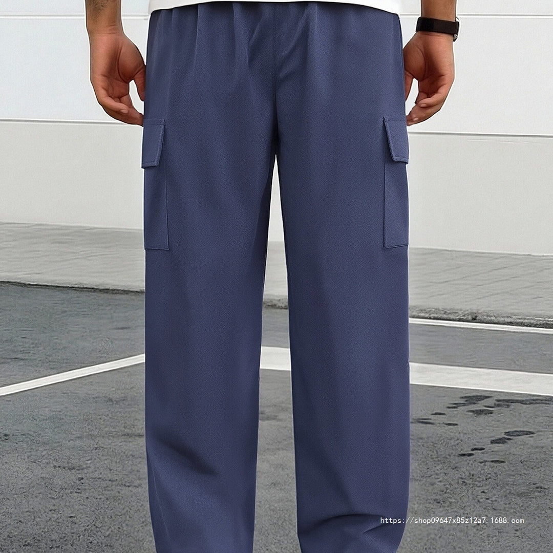 Herren Tapered-Cargo-Jogginghose mit verdecktem Tunnelzug, Zip‑Tasche & Utility‑Klappe Nord Taschen