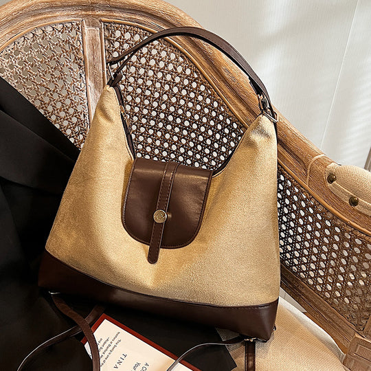 Damen Umhängetasche mit eleganter Lederverarbeitung und praktischem Magnetverschluss Nord Taschen