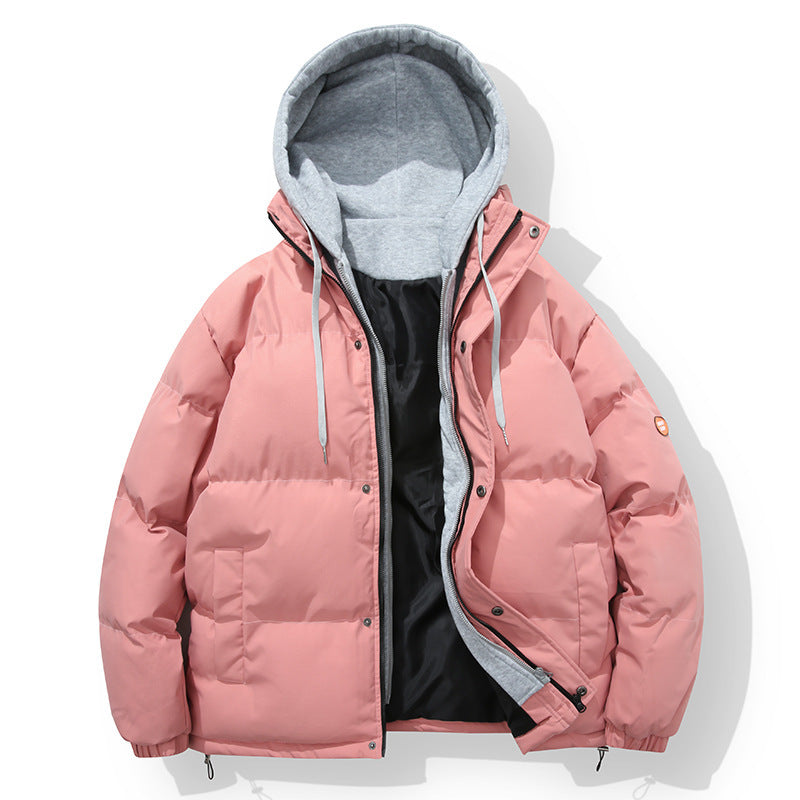 Herren wattierte Steppjacke mit integriertem Kapuzenlayer und verstellbarem Saum Nord Taschen