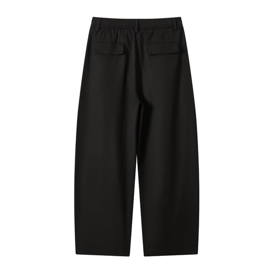 Damen weite Culotte-Hose mit elastischem Bund und Tunnelzug Nord Taschen
