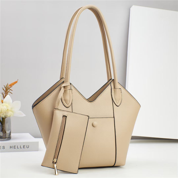 Damen elegante Tragetasche mit praktischem abnehmbarem Mini-Etui Nord Taschen