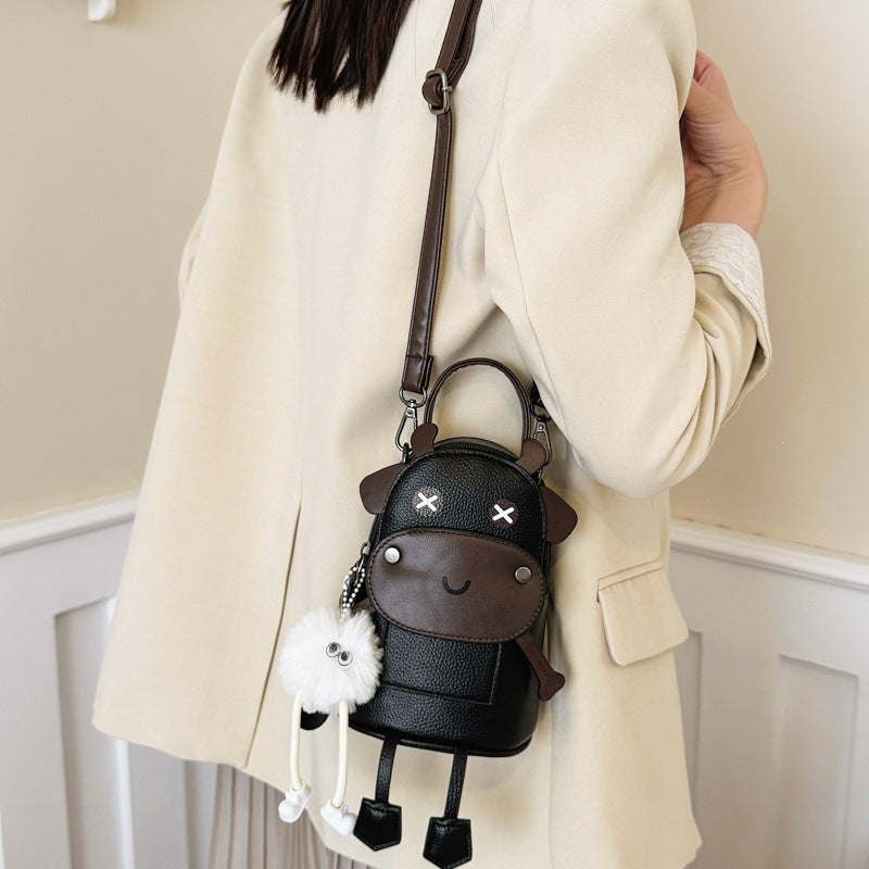 Damen Rucksack mit tierischem Design und abnehmbaren Anhängern Nord Taschen