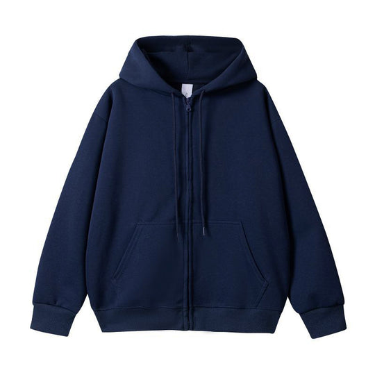 Unisex Oversize-Kapuzenjacke mit durchgehendem Reißverschluss und Kängurutasche Nord Taschen