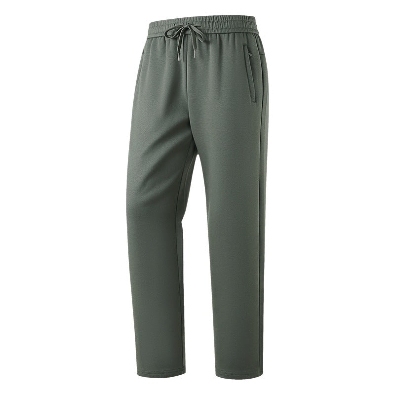 Herren Slim-Fit Freizeithose aus atmungsaktivem Funktionsfleece mit Kordelbund, Reißverschlusstaschen & Rippbündchen Nord Taschen